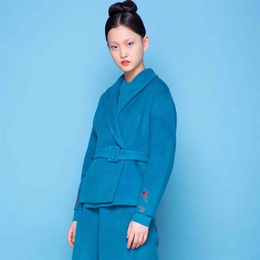 PLAYLOUNGE姜悦音POLLYANNA KEONG原创女装2017春新刺绣外套PL-tmall.com天猫