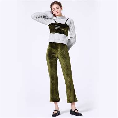 PLAYLOUNGE姜悦音POLLYANNA KEONG2017年春季新品喇叭袖卫衣-tmall.com天猫