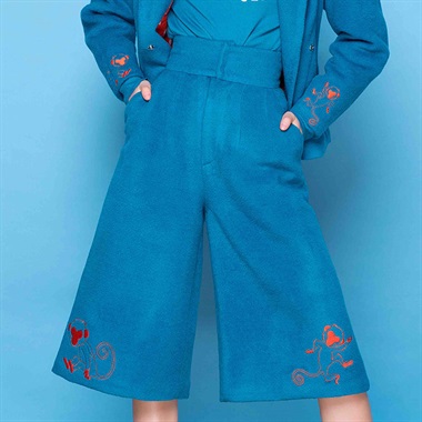 PLAYLOUNGE姜悦音POLLYANNA KEONG女装2017春高腰七分阔腿裤-tmall.com天猫